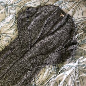Extra Long Knit Cardigan